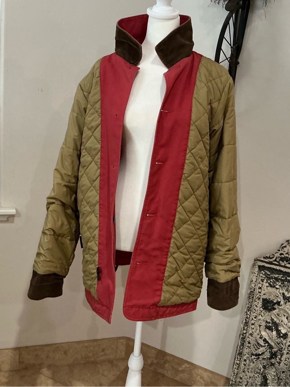Vintage L.L. Bean Canvas/Fully Insulated Barn Coat Size M - Picture 9 of 10